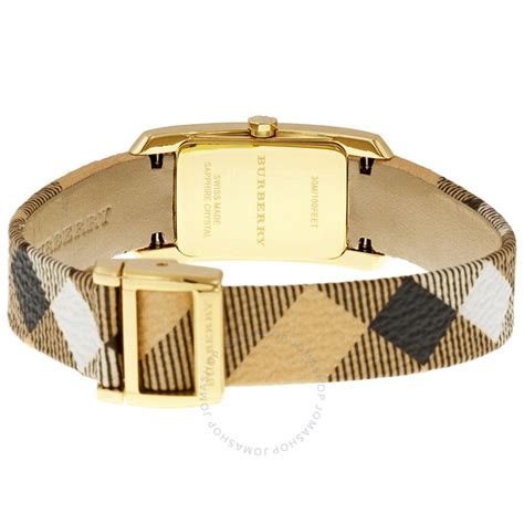 Burberry pioneer gold ion plate